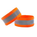 High Visibility Dual Custom Reflective Strip Elastic Wristband for Walking